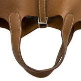 エルメス HERMES ピコタンロックPM K刻 ゴールド シルバー金具 トリヨン レディース ハンドバッグ