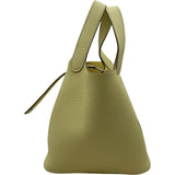 エルメス HERMES ピコタンロックPM W刻 ジョーヌミルトン シルバー金具 トリヨン レディース ハンドバッグ