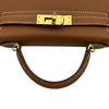 エルメス HERMES ミニケリー2 K刻 ゴールド ゴールド金具 エプソン レディース ショルダーバッグ