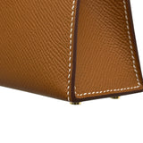 エルメス HERMES ミニケリー2 K刻 ゴールド ゴールド金具 エプソン レディース ショルダーバッグ