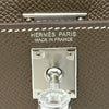 エルメス HERMES ミニケリー2 外縫い K刻 エトゥープ シルバー金具 エプソン レディース ショルダーバッグ