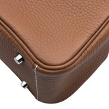 エルメス HERMES リンディ ミニ K刻 ゴールド トリヨン レディース ハンドバッグ