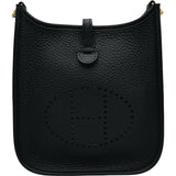 エルメス HERMES エヴリンTPM K刻 ブラック ゴールド金具 トリヨン レディース ショルダーバッグ