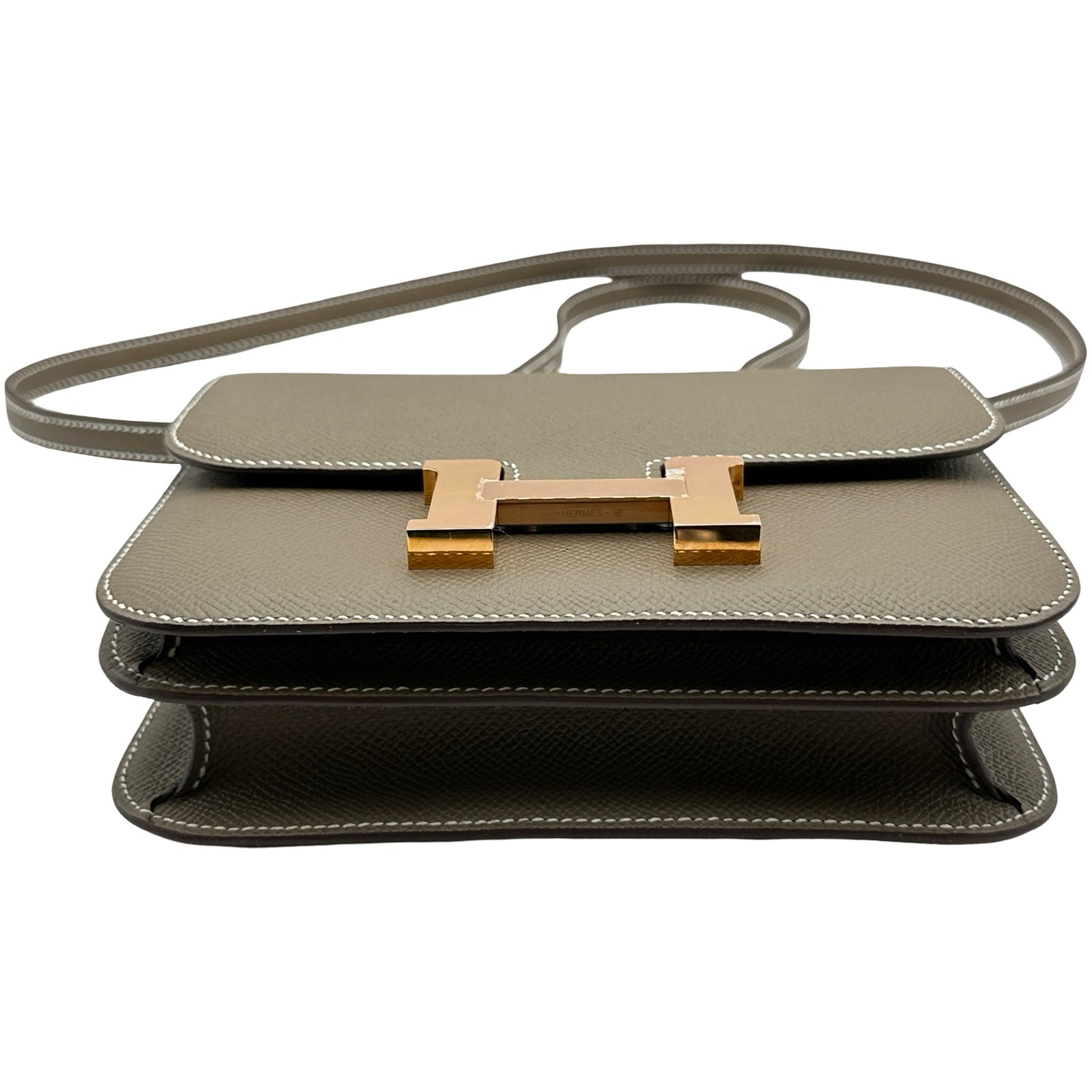 エルメス HERMES コンスタンス3ミニ W刻 エトゥープ/ピンクゴールド