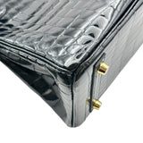 エルメス HERMES バーキン25 A刻 ブラック/ゴールド金具 ニロティカス レディース ハンドバッグ