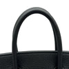 エルメス HERMES バーキン25 K刻 ブラック シルバー金具 トゴ レディース ハンドバッグ