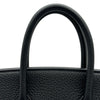 エルメス HERMES バーキン25 K刻 ブラック シルバー金具 トゴ レディース ハンドバッグ