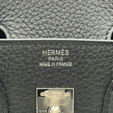 エルメス HERMES バーキン25 K刻 ブラック シルバー金具 トゴ レディース ハンドバッグ
