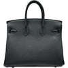 エルメス HERMES バーキン25 K刻 ブラック シルバー金具 トゴ レディース ハンドバッグ