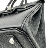 エルメス HERMES バーキン25 K刻 ブラック シルバー金具 トゴ レディース ハンドバッグ