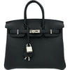 エルメス HERMES バーキン25 G刻 ブラック シルバー金具 トゴ レディース ハンドバッグ