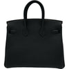 エルメス HERMES バーキン25 G刻 ブラック シルバー金具 トゴ レディース ハンドバッグ