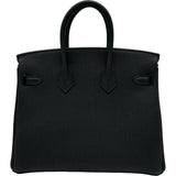 エルメス HERMES バーキン25 G刻 ブラック シルバー金具 トゴ レディース ハンドバッグ