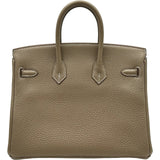エルメス HERMES バーキン25 U刻 エトゥープ ゴールド金具 トゴ レディース ハンドバッグ
