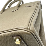 エルメス HERMES バーキン25 U刻 エトゥープ ゴールド金具 トゴ レディース ハンドバッグ