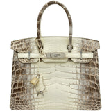 エルメス HERMES バーキン30 T刻 ヒマラヤ/シルバー金具 ヒマラヤ レディース ハンドバッグ