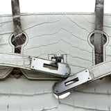 エルメス HERMES バーキン30 T刻 ヒマラヤ/シルバー金具 ヒマラヤ レディース ハンドバッグ
