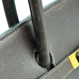 エルメス HERMES バーキン40 □C刻 ショコラ ゴールド金具 クシュベル レディース ハンドバッグ