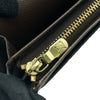 ルイ・ヴィトン LOUIS VUITTON ポルトフォイユ・トレゾール N61736 ブラウン ダミエ・エベヌ レディース 二つ折り財布