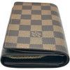 ルイ・ヴィトン LOUIS VUITTON ポルトフォイユ・トレゾール N61736 ブラウン ダミエ・エベヌ レディース 二つ折り財布