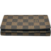 ルイ・ヴィトン LOUIS VUITTON ポルトフォイユ・トレゾール N61736 ブラウン ダミエ・エベヌ レディース 二つ折り財布