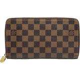 ルイ・ヴィトン LOUIS VUITTON ジッピー・オーガナイザー N60003 ブラウン ダミエ・エベヌ レディース 長財布