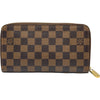 ルイ・ヴィトン LOUIS VUITTON ジッピー・オーガナイザー N60003 ブラウン ダミエ・エベヌ レディース 長財布