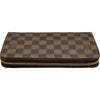 ルイ・ヴィトン LOUIS VUITTON ジッピー・オーガナイザー N60003 ブラウン ダミエ・エベヌ レディース 長財布