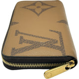 ルイ・ヴィトン LOUIS VUITTON ジッピー・ウォレット M69353 ブラウン ジャイアント・リバース レディース 長財布