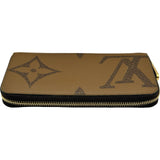 ルイ・ヴィトン LOUIS VUITTON ジッピー・ウォレット M69353 ブラウン ジャイアント・リバース レディース 長財布