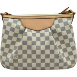 ルイ・ヴィトン LOUIS VUITTON シラクーサ PM N41113 ホワイト ダミエ・アズール レディース ショルダーバッグ