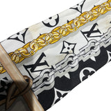 ルイ・ヴィトン LOUIS VUITTON バンドーBB コンフィデンシャル M78656 ノワール シルク レディース スカーフ
