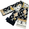 ルイ・ヴィトン LOUIS VUITTON バンドーBB コンフィデンシャル M78656 ノワール シルク レディース スカーフ