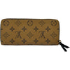 ルイ・ヴィトン LOUIS VUITTON ポルトフォイユ･クレマンス M82336 ブラウン モノグラム･リバース キャンバス レディース 長財布