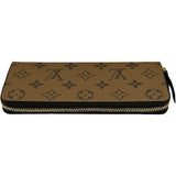 ルイ・ヴィトン LOUIS VUITTON ポルトフォイユ･クレマンス M82336 ブラウン モノグラム･リバース キャンバス レディース 長財布