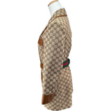 グッチ GUCCI GG総柄キャンバスジャケット 682302 ベージュ コットン レディース その他アウター