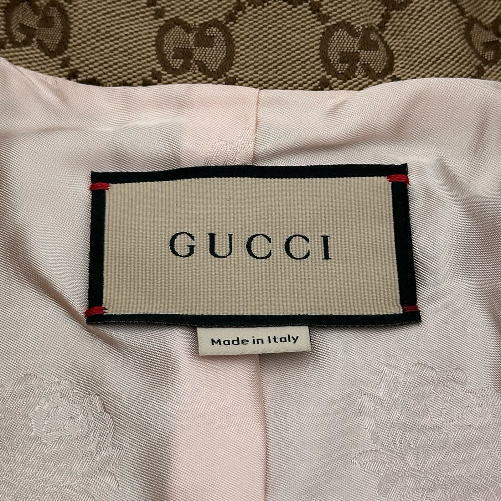 グッチ GUCCI GG総柄キャンバスジャケット 682302 ベージュ コットン