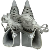 バレンシアガ BALENCIAGA レースアップショートブーツ ホワイト レザー レディース ブーツ