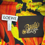 ロエベ LOEWE ×Pauls Ibiza サボテンプリント長袖シャツ S616Y05X13 マルチカラー レーヨン レディース 長袖シャツ