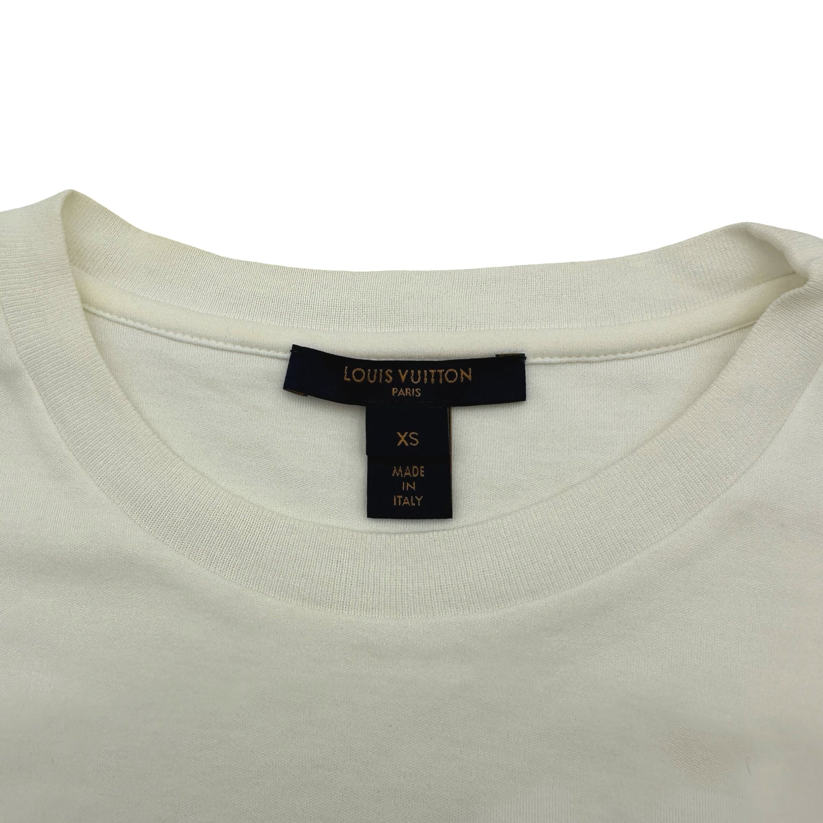 ルイ・ヴィトン LOUIS VUITTON LVスタンプロゴ半袖Tシャツ FGTS15