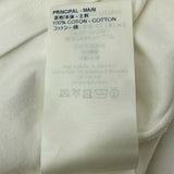 ルイ・ヴィトン LOUIS VUITTON LVスタンプロゴ半袖Tシャツ FGTS15 ホワイト コットン レディース 半袖Ｔシャツ
