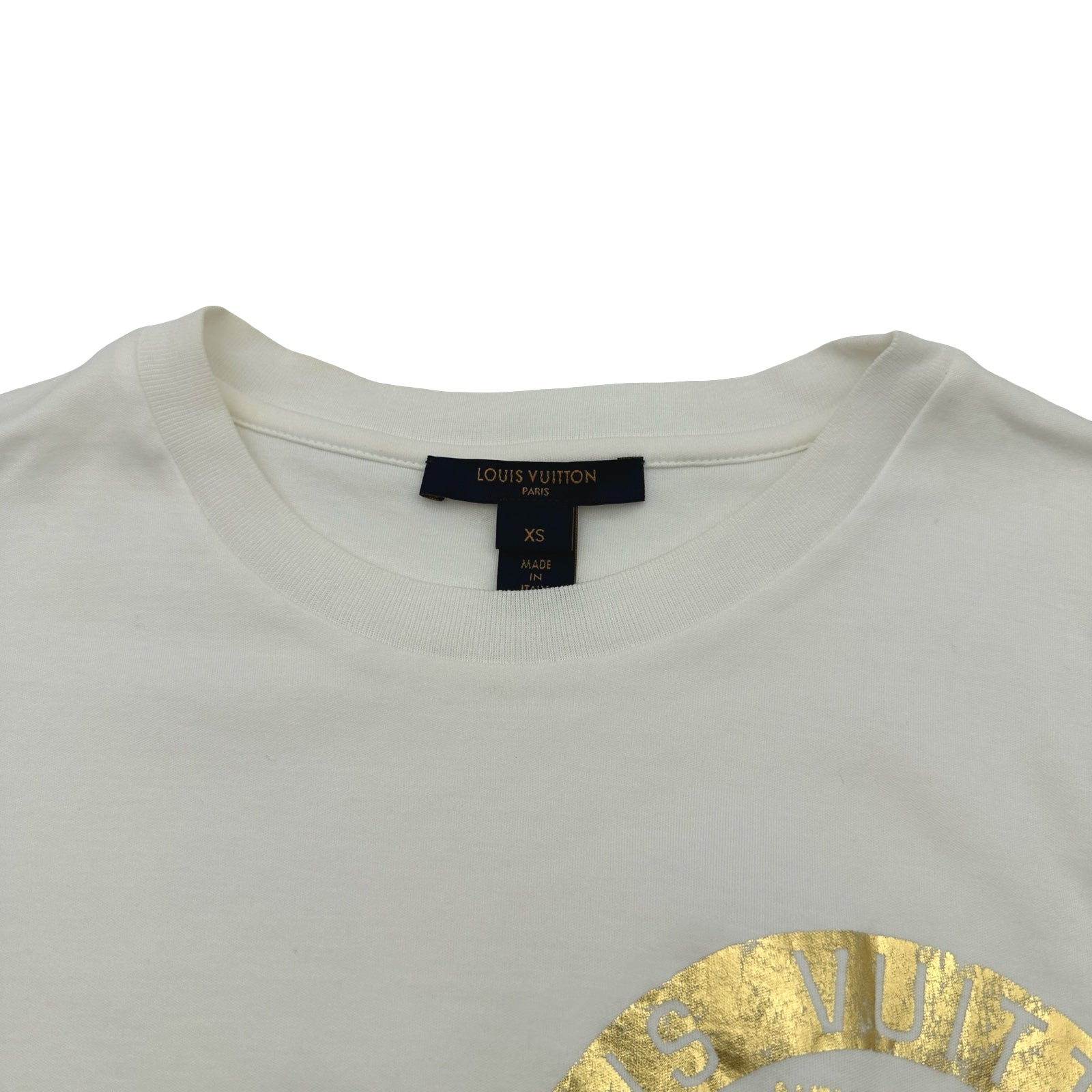 ルイ・ヴィトン LOUIS VUITTON LVスタンプロゴ半袖Tシャツ FGTS15