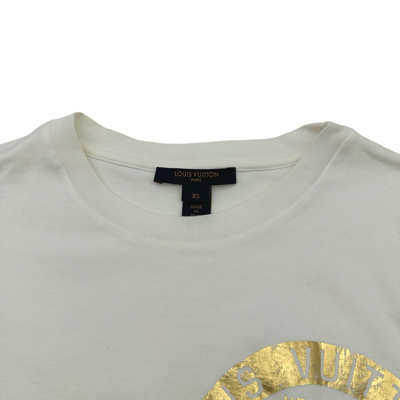ルイ・ヴィトン LOUIS VUITTON LVスタンプロゴ半袖Tシャツ FGTS15