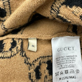 グッチ GUCCI GG総柄ニットセーター 692900 ブラウン ウール メンズ セーター