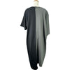 ヴィヴィアンウエストウッド Vivienne Westwood アシンメトリーオーブロゴ 半袖ワンピース 6763 ブラック/グレー コットン レディース ワンピース