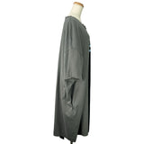 ヴィヴィアンウエストウッド Vivienne Westwood アシンメトリーオーブロゴ 半袖ワンピース 6763 ブラック/グレー コットン レディース ワンピース