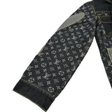 ルイ・ヴィトン LOUIS VUITTON ×NIGO クレイジーワークウェアデニムジャケット HMA20E ブラック デニム メンズ デニムジャケット