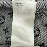 ルイ・ヴィトン LOUIS VUITTON ×NIGO クレイジーワークウェアデニムジャケット HMA20E ブラック デニム メンズ デニムジャケット