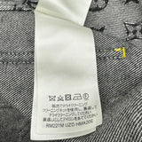 ルイ・ヴィトン LOUIS VUITTON ×NIGO クレイジーワークウェアデニムジャケット HMA20E ブラック デニム メンズ デニムジャケット