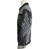 ルイ・ヴィトン LOUIS VUITTON ×NIGO クレイジーワークウェアデニムジャケット HMA20E ブラック デニム メンズ デニムジャケット